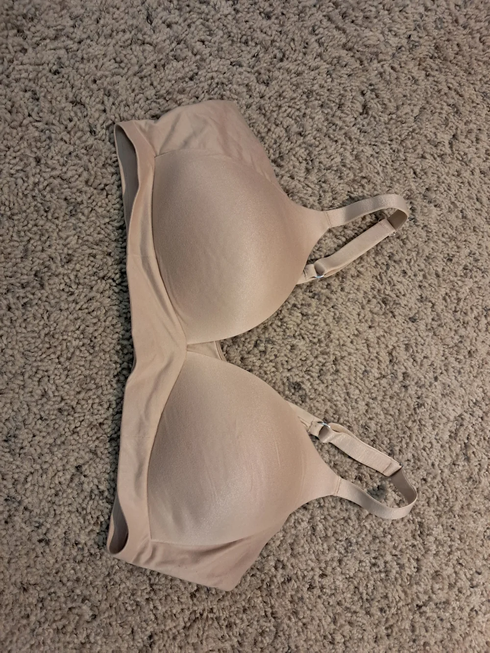aerie Seamless Nude T-Shirt Bra - Light Beige 34C